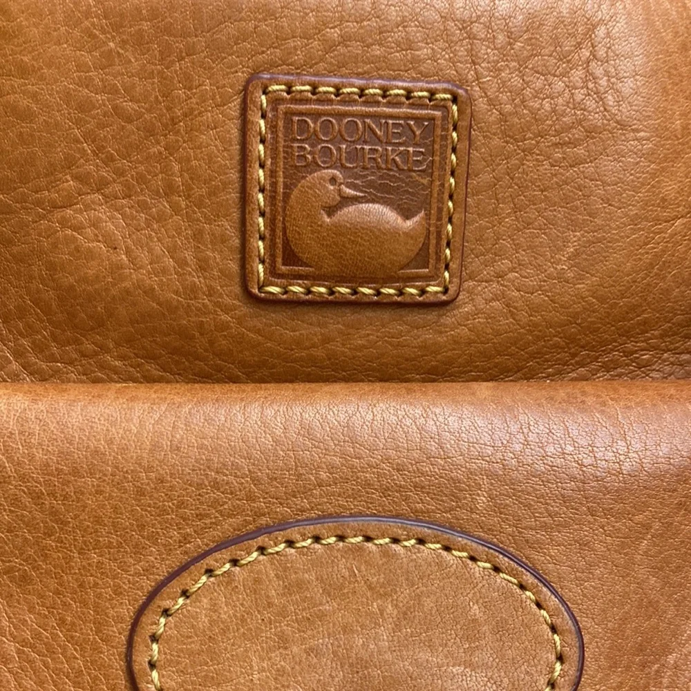Dooney & Bourke Tan Leather Satchel